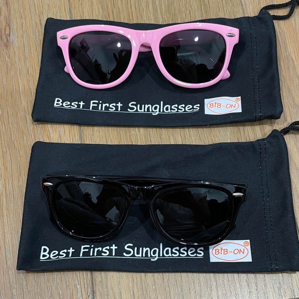 Kids Sunglasses - Pink and Black